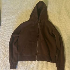 Brandy Melville Christy hoodie brown